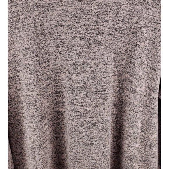 Lucky Brand Womens Soft Swit Sweater Ribbed Long Bell Sleeve Black Pink Large - Picture 4 of 7